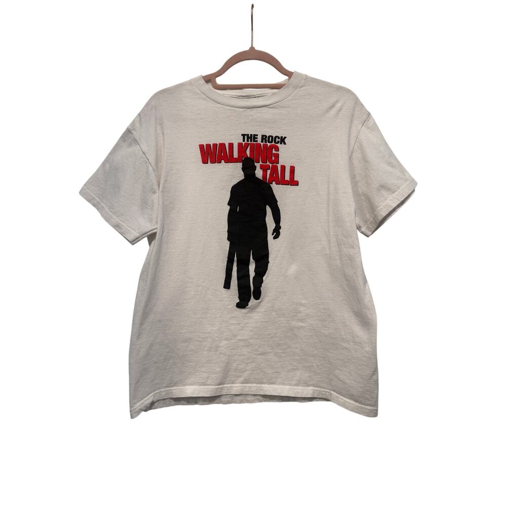 [Vintage] 2004 The Rock Walking Tall Movie Promo Tee - Size M (19x25)